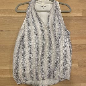 Joie Sleeveless, Crossbody Silk Top, Medium